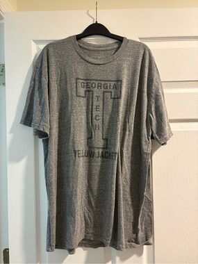 Georgia Tech Gray Logo Short Sleeve Tee